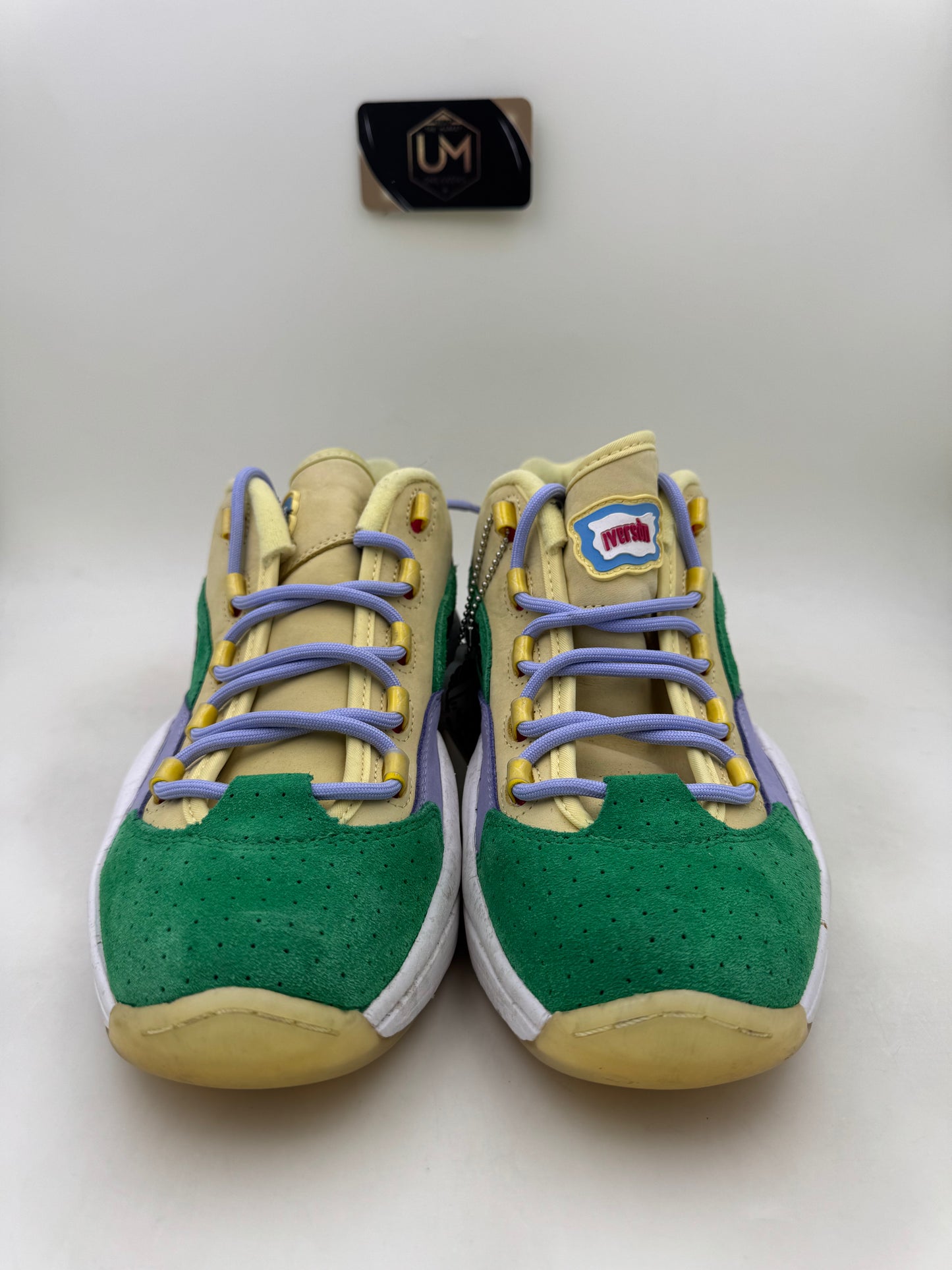 BBC Ice Cream x Reebok Question Low ‘Yellow Lilac Glow’ | Size 10.5