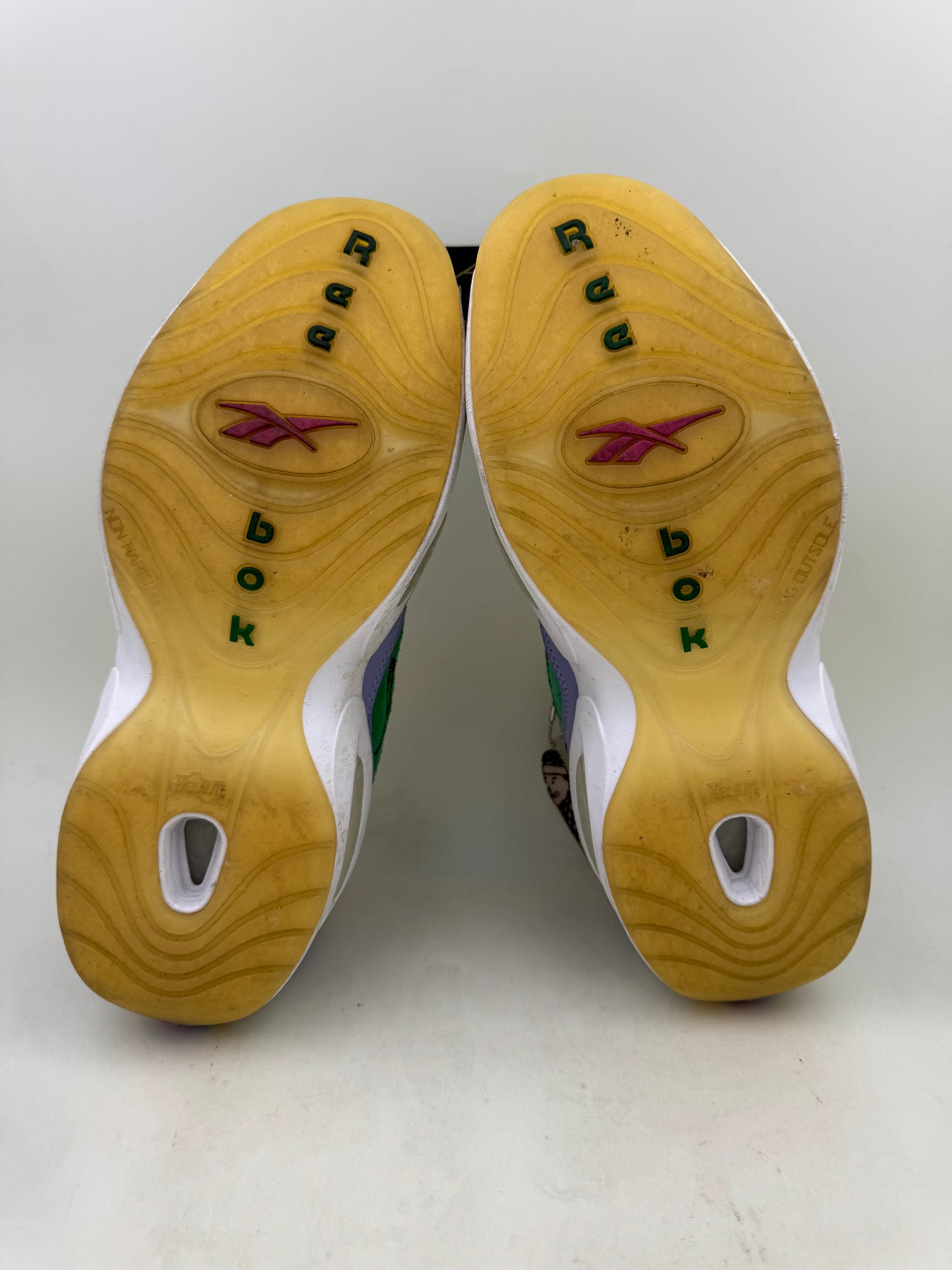 BBC Ice Cream x Reebok Question Low ‘Yellow Lilac Glow’ | Size 10.5