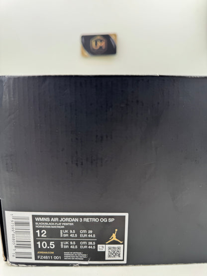 A Ma Maniére x Jordan 3 ‘While You Were Sleeping’ | Size 12W