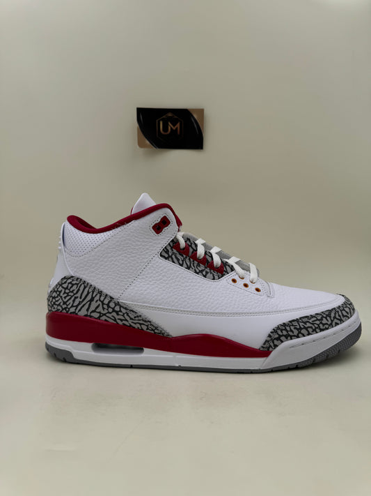 Jordan 3 'Cardinal Red' | Size 14